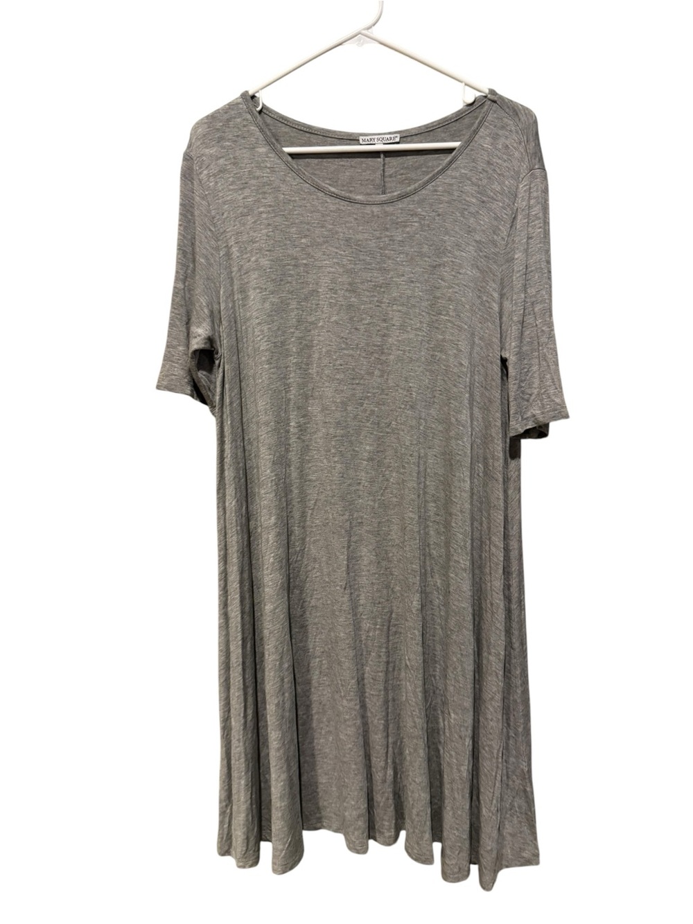 Gray Swing T-Shirt‎ Mini Dress - Everyday Comfort